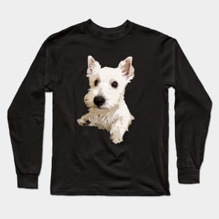 West Highland Terrier Puppy Dog Long Sleeve T-Shirt